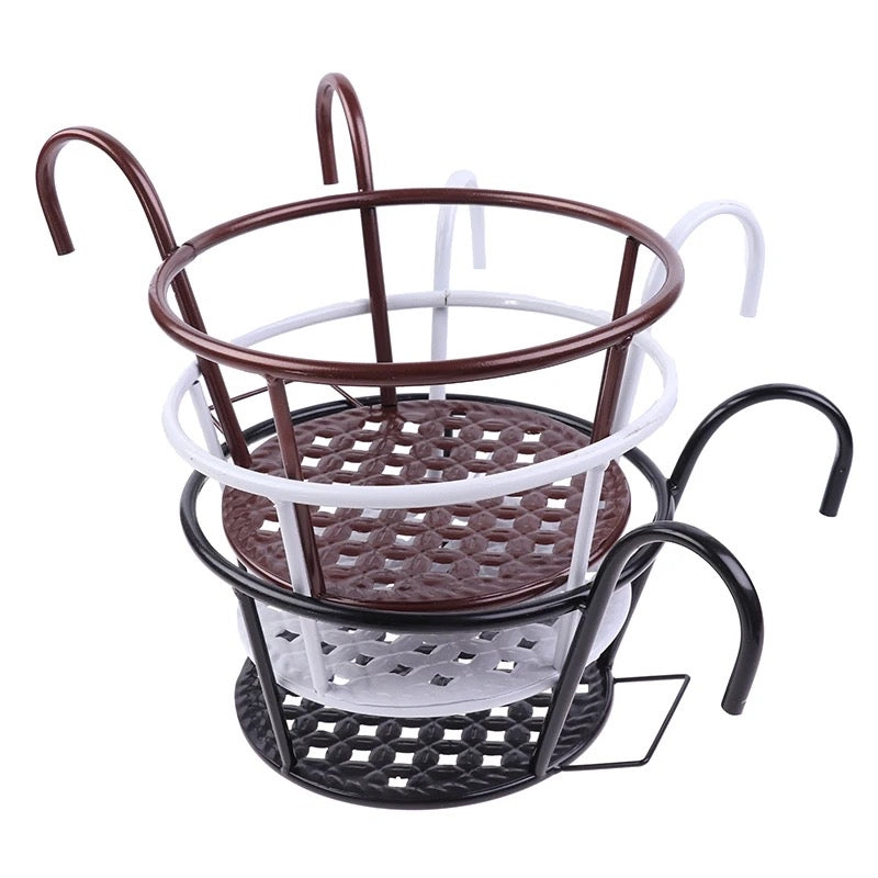 Set of 3 - Hanging Balcony Basket