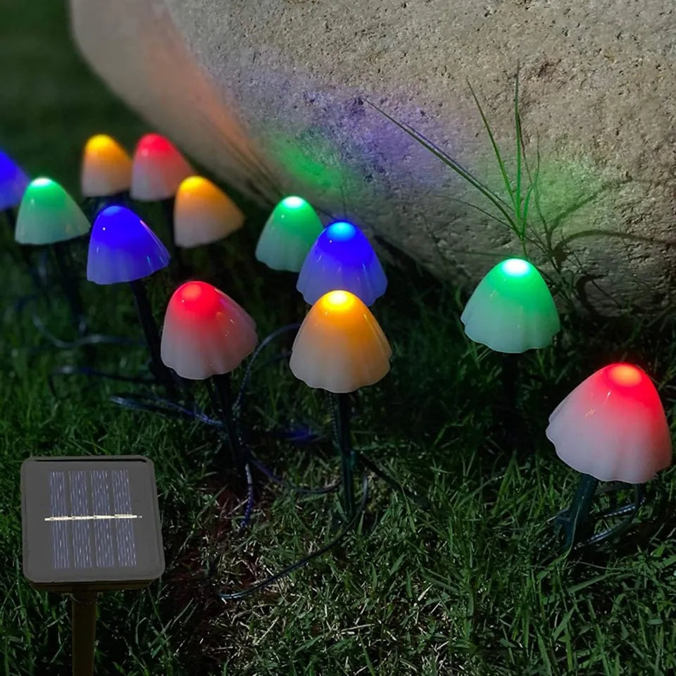 10/20/30 Solar Mushroom Lights