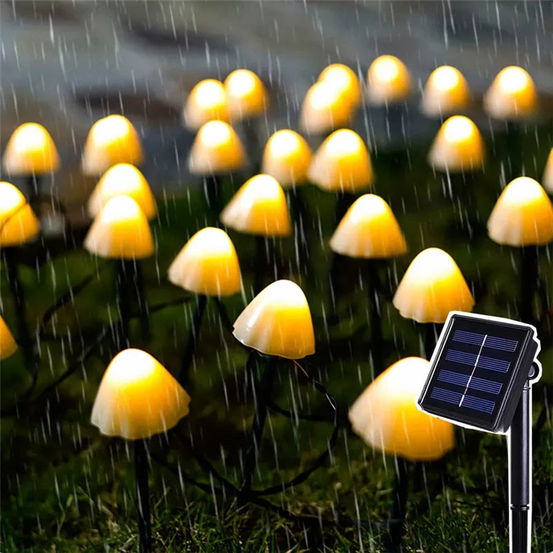 10/20/30 Solar Mushroom Lights