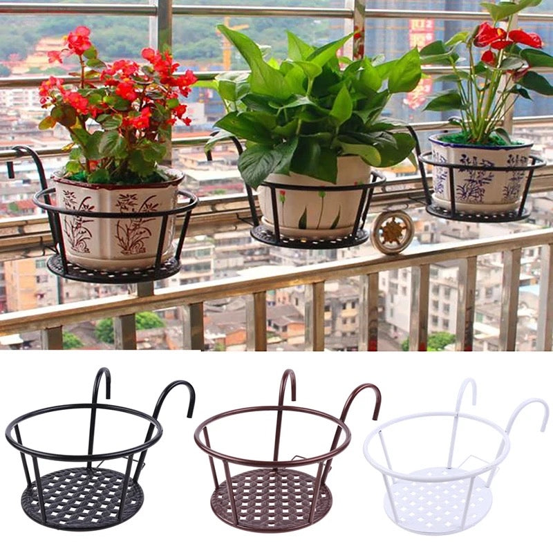 Set of 3 - Hanging Balcony Basket
