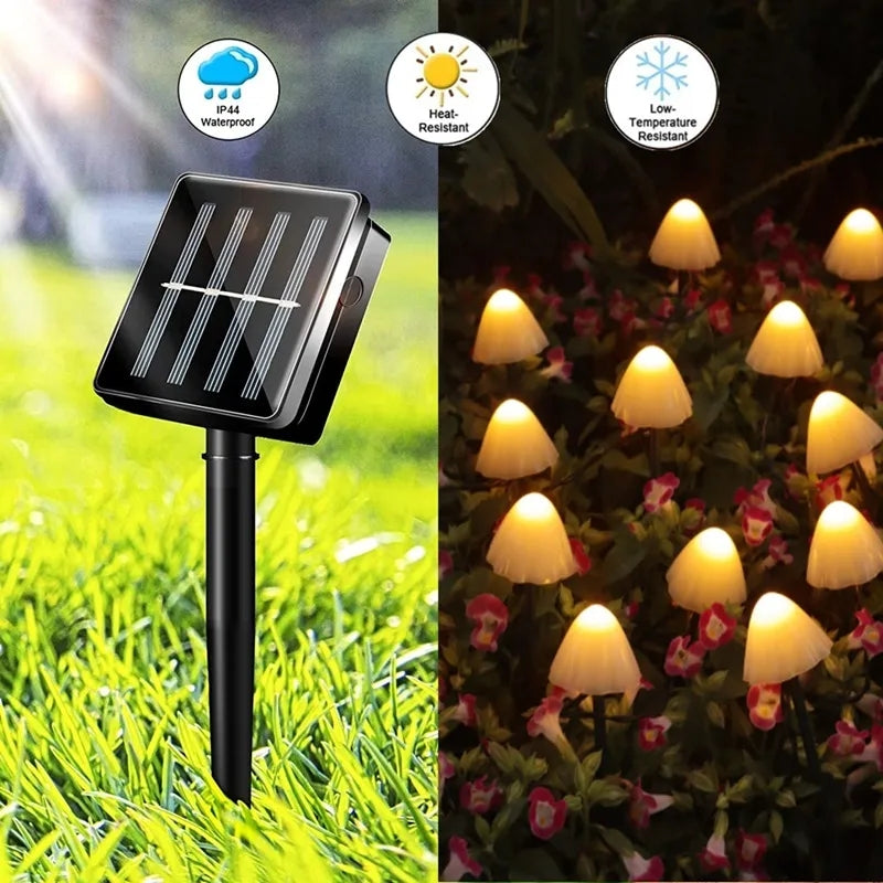 10/20/30 Solar Mushroom Lights
