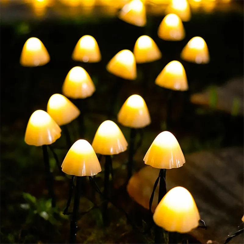 10/20/30 Solar Mushroom Lights