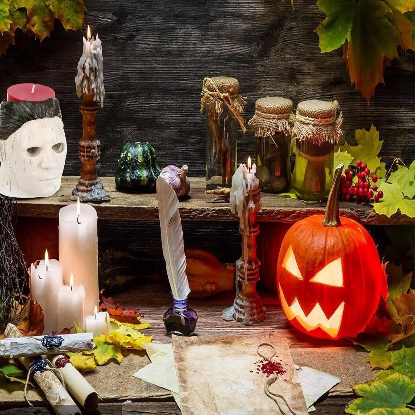 Michael M candle Holder