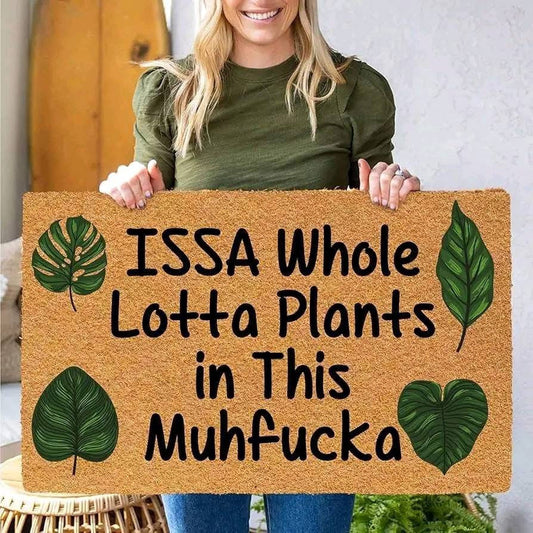 Funny Plant Doormat