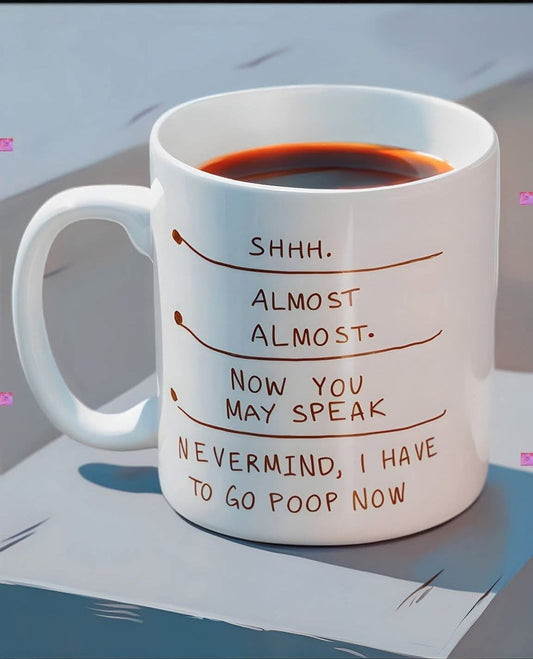 Now you may speak Funny Mug
