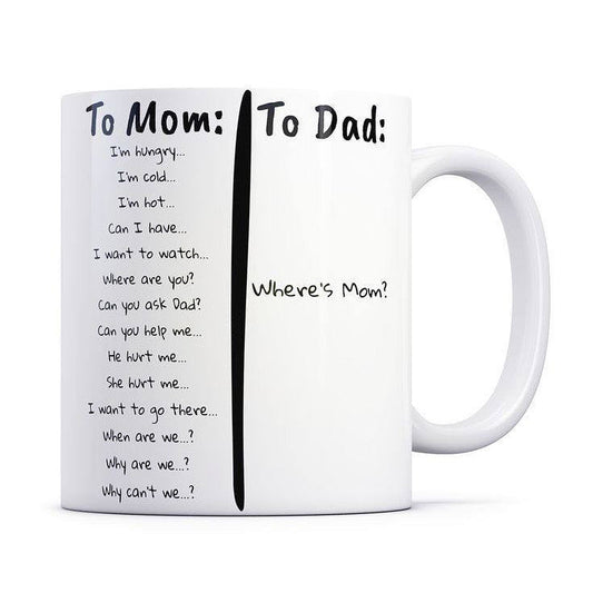 To Mom/To Dad Mug
