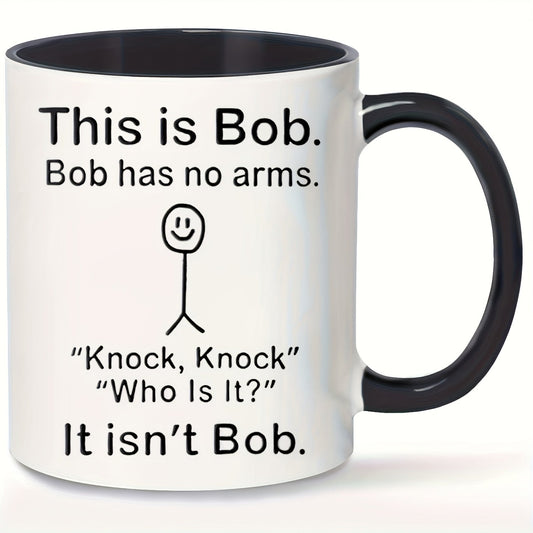 Funny Knock Knock Joke Mug
