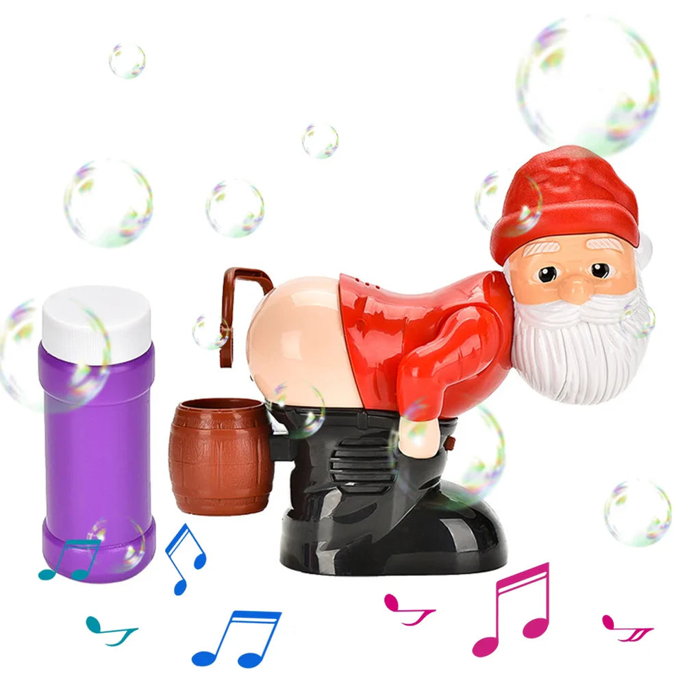 Electric Santa Claus Bubbles Machine