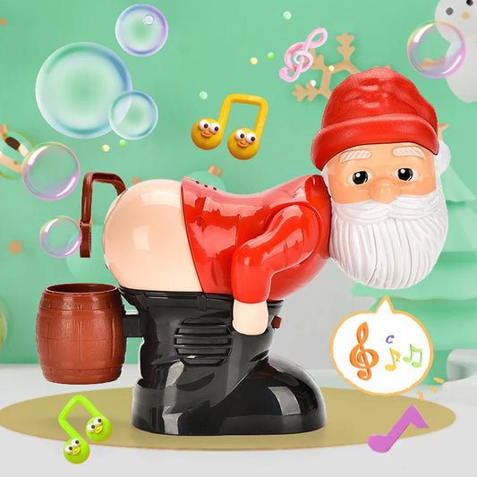 Electric Santa Claus Bubbles Machine